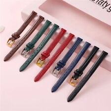 Cinturino orologio pelle serpente 8mm 10mm 12mm 14mm 16mm blu verde rosso nero