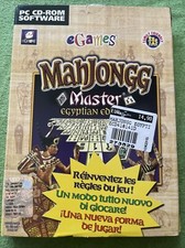 Mahjongg Egyptian Pc GIOCO PER PC VEDI FOTO COME NUOVO MASTER EDITION CD ROM