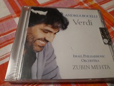 CD musicale  -  ANDREA BOCELLI . Verdi  . Zubin Mehta -  Sigillato............