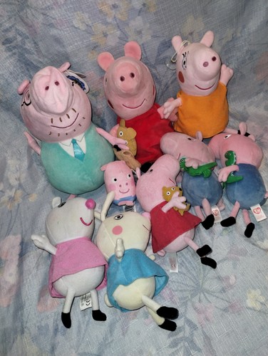 Peppa pig family - family, plush