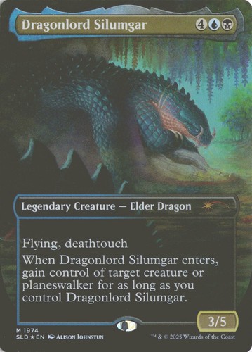 Mtg dragonlord silumgar 1974 - mtg,