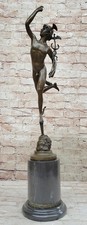 STATUA BRONZO MERCURIO VOLANTE