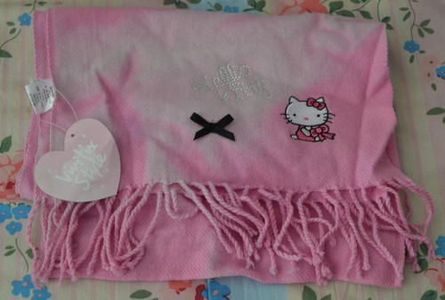 Sciarpa hello kitty rosa - sciarpa,