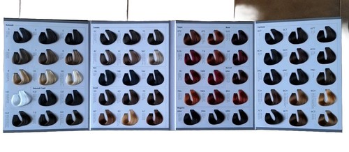 Cartella colori tinte capelli - tinte,