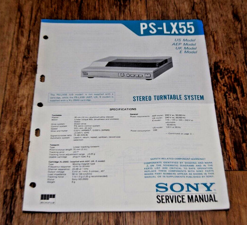 Sony lx55 stereo giradischi - lx55,