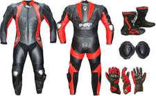 Tuta moto pelle intera da - tuta, in