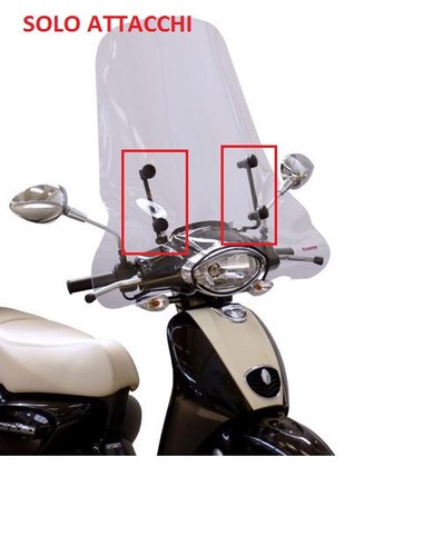 Attacchi parabrezza aprilia - attacchi,