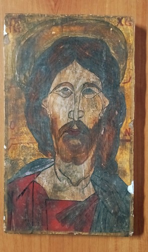 Antica icona cristo - antica,