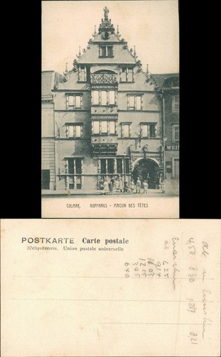 Cpa kolmar colmar casa - cpa,