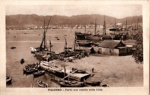 Palermo porto con - porto, veduta