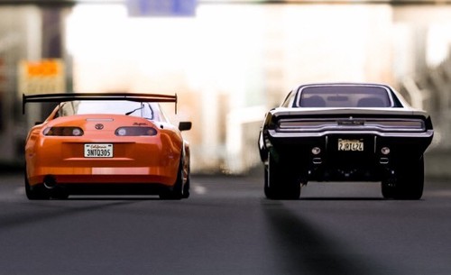 Stampa fast and furious auto - fast,