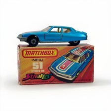 MATCHBOX CITROEN SM STREAKERS SUPERFAST 51 1:64 LESNEY VINTAGE 1971