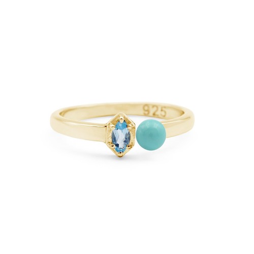 Anello impilabile con - , vera