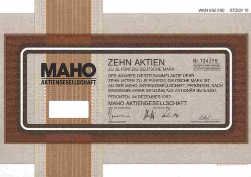 Maho 1992 pfronten allgäu - maho,