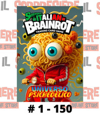 SKIFIDOL ITALIAN BRAINROT SERIE ALPHA UNIVERSO PSICHEDELICO CARDS # 1 - 150