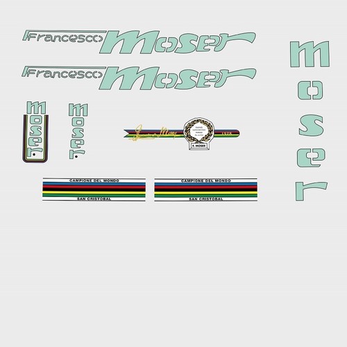 Francesco moser decalcomanie - moser,