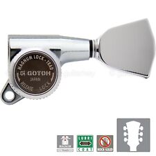 NUOVO Gotoh SG381-04 MGT MAGNUM LOCKING TRAD Keystone Tuners Set di chiavi 3x3 - CROMO