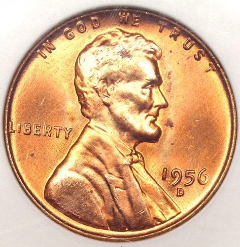 1956 lincoln grano centesimo - 1956-d,