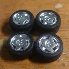 Ruota modello auto scala 124 Aoshima Fujimi 15 pollici per mini camion...