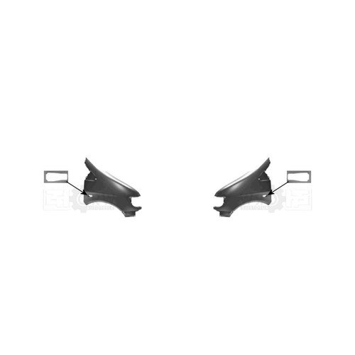 Parafango set anteriore - set,