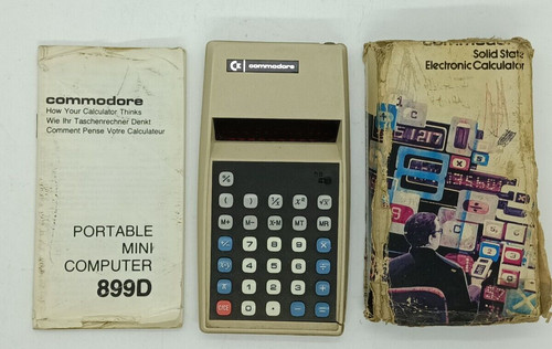 Commodore 899d calcolatrice - commodore,