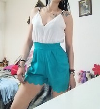 tutina intera donna playsuit verde e bianca ?❣