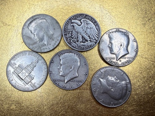 Mezzo dollaro argento - mezzo,
