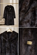 Vintage Signed Real Mink Coat