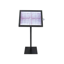 Espositore a LED per esterni/interni - display 4 x A4 - Securit