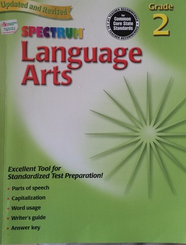 Spectrum language arts grade - language, 2