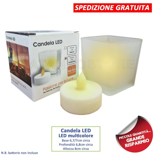 Lampada quadrata led - lampada, candela