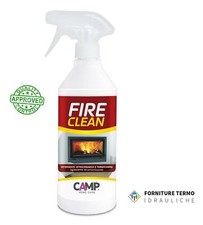 CAMP FIRE CLEAN 750 ML SGRASSANTE CONCENTRATO PULIZIA TERMOCAMINO STUFA PELLET 
