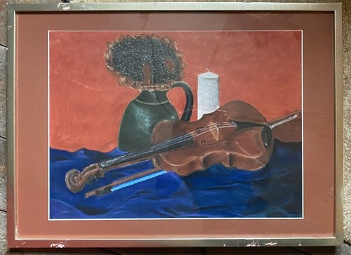 Violino pastello natura - ::violino,