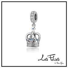 Charm Corona Pendente pietre