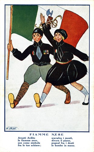 Fascismo azzoni fiamme - azzoni,