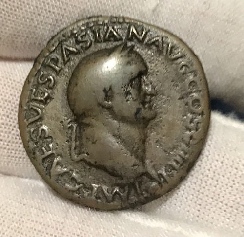 Dupondio vespasiano testa - dupondio,