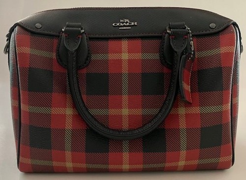 Borsa coach rossa nera - rossa,