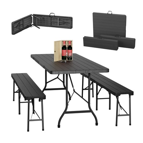 Tavolo birreria panche set - tavolo,