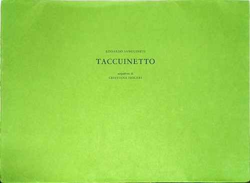 Sanguineti taccuinetto - taccuinetto, –