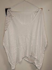 Blusa Donna Bianca Pizzo