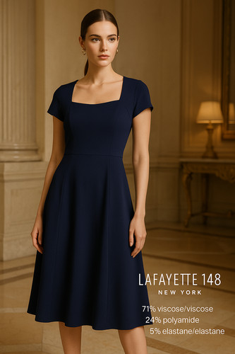 Abito lafayette 148 blu - abito,