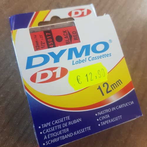 Dymo label cassettes - label,