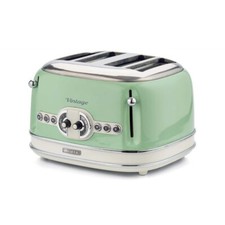 Ariete 156 Tostapane Vintage 4 fette di pane senza pinze  1600W Verde - Rotex