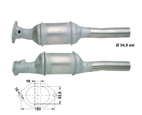 Catalizzatore per fiat punto - catalizzatore,