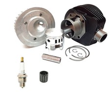 KIT GRUPPO TERMICO DR 177 cc Ø63 VESPA PX PE 125 150 KT00017+GABBIA +CANDELA