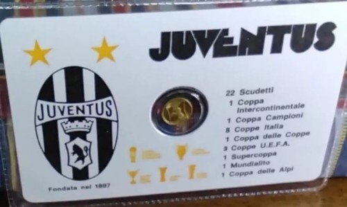 Juventus moneta oro - oro, con