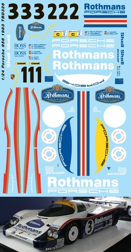 Decals per porsche 956 - per,
