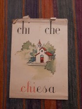 Abecedario da parete vintage - Lettera "Chi/Che" di Chiesa
