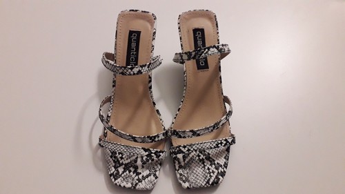 Sandali donna pitonato - , bianco
