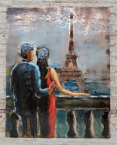 Amore parigi dipinto olio - a, a